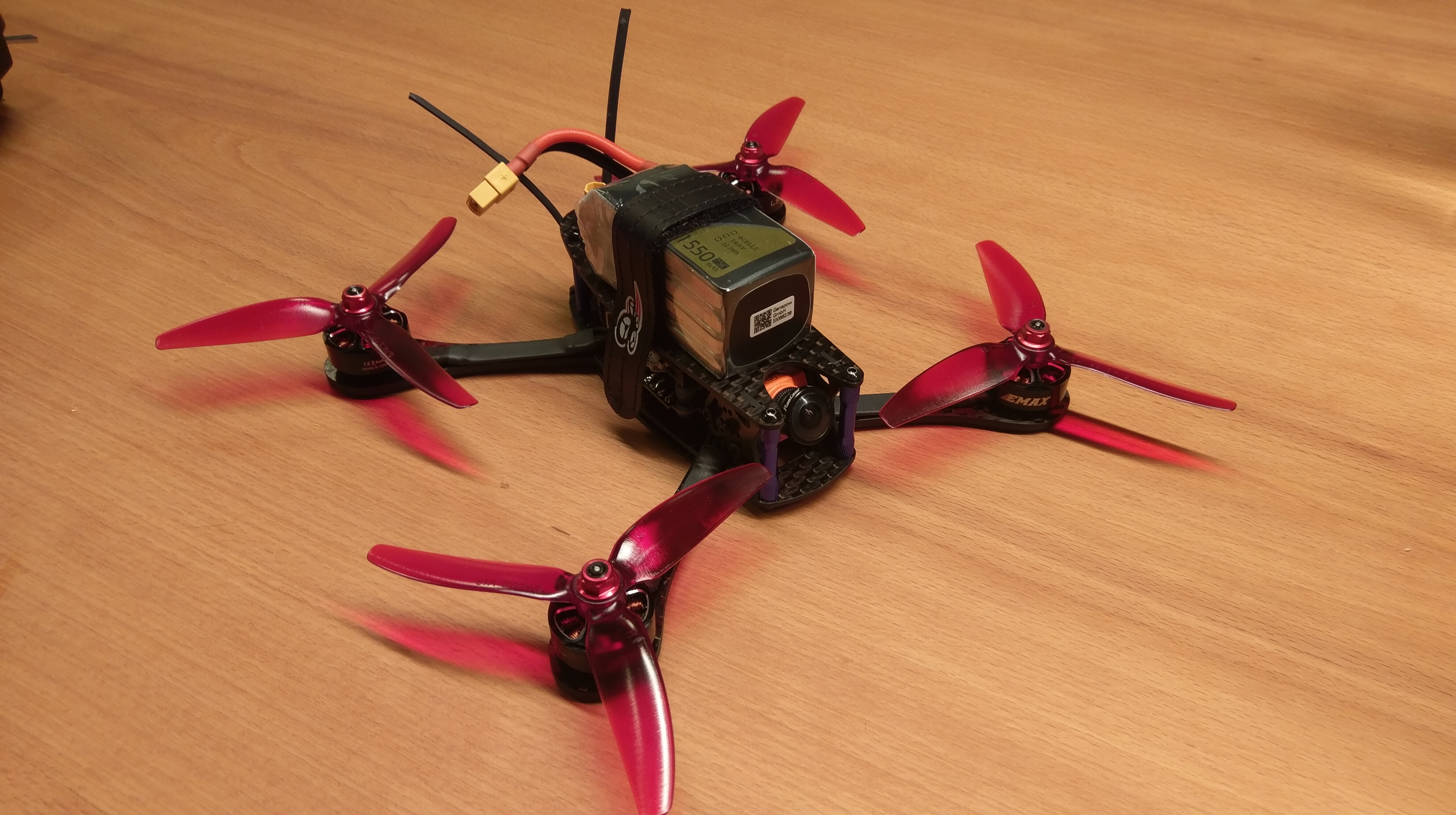 Fully assembled FPV racing drone